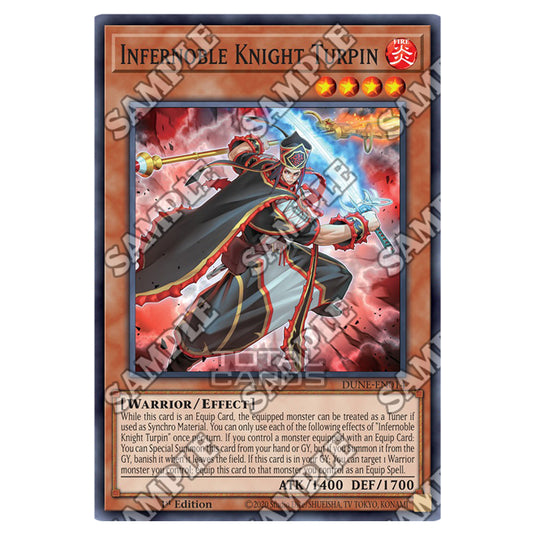 Yu-Gi-Oh! - Duelist Nexus - Infernoble Knight Turpin (Super Rare) - DU Yu-Gi-Oh! - Duelist Nexus - Infernoble Knight Turpin (Super Rare) - DU
