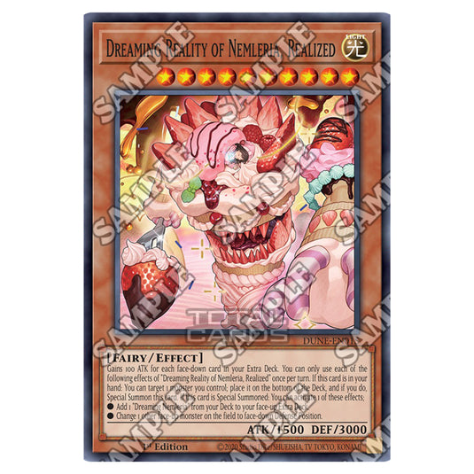 Yu-Gi-Oh! - Duelist Nexus - Dreaming Reality of Nemleria, Realized (Super Rare) - DUNE-EN015