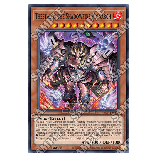 Yu-Gi-Oh! - Duelist Nexus - Thestalos the Shadowfire Monarch (Super Rare) - DUNE-EN023