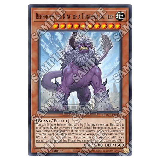 Yu-Gi-Oh! - Duelist Nexus - Behemoth the King of a Hundred Battles (Common) - DUNE-EN024