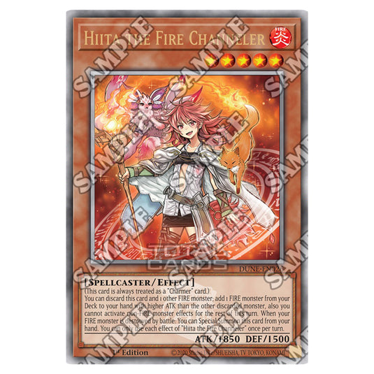 Yu-Gi-Oh! - Duelist Nexus - Hiita the Fire Channeler (Quarter Century Secret Rare) - DUNE-EN026a