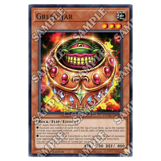 Yu-Gi-Oh! - Duelist Nexus - Greed Jar (Common) - DUNE-EN029