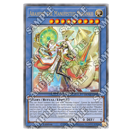 Yu-Gi-Oh! - Duelist Nexus - Arahime the Manifested Mikanko (Quarter Century Secret Rare) - DUNE-EN032a