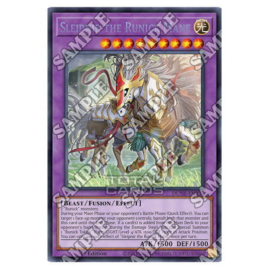 Yu-Gi-Oh! - Duelist Nexus - Sleipnir the Runick Mane (Secret Rare) - DUNE-EN035