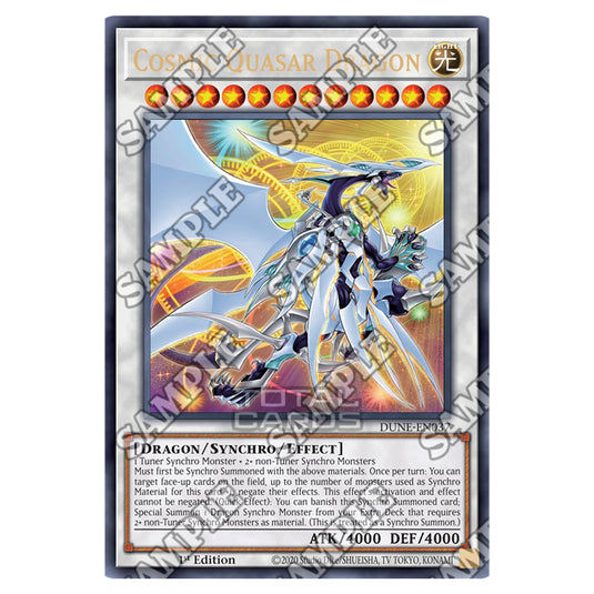 Yu-Gi-Oh! - Duelist Nexus - Cosmic Quasar Dragon (Ultra Rare) - DUNE-EN037