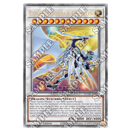 Yu-Gi-Oh! - Duelist Nexus - Cosmic Quasar Dragon (Quarter Century Secret Rare) - DUNE-EN037a