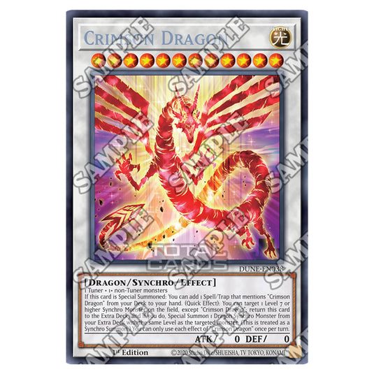 Yu-Gi-Oh! - Duelist Nexus - Crimson Dragon (Secret Rare) - DUNE-EN038