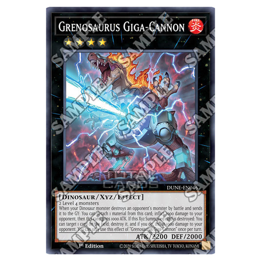 Yu-Gi-Oh! - Duelist Nexus - Grenosaurus Giga-Cannon (Common) - DUNE-EN046