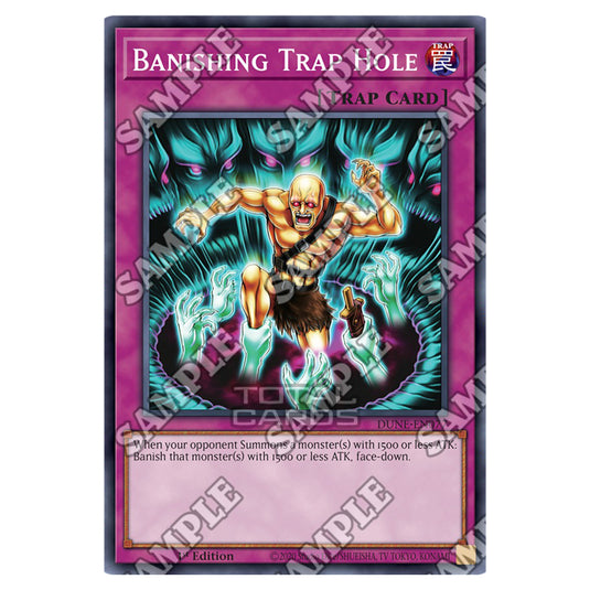 trap hole card yugioh Yu-Gi-Oh! - Duelist Nexus - Banishing Trap Hole (Super Rare)