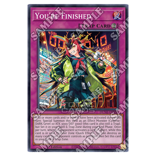 Yu-Gi-Oh! - Duelist Nexus - You're Finished (Super Rare) - DUNE-EN080 Yu-Gi-Oh! - Duelist Nexus - You're Finished (Super Rare) - DUNE-EN080