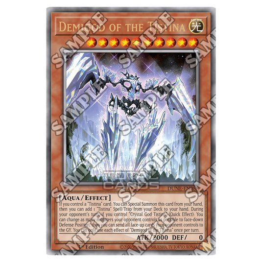 Yu-Gi-Oh! - Duelist Nexus - Demigod of the Tistina (Quarter Century Secret Rare) - DUNE-EN088a
