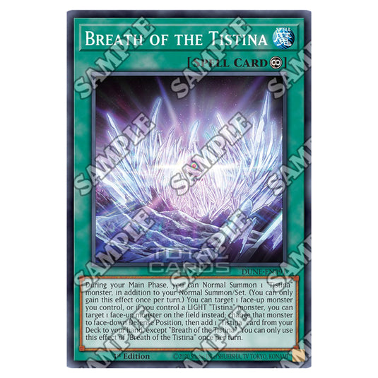 Yu-Gi-Oh! - Duelist Nexus - Breath of the Tistina (Common) - DUNE-EN09 Yu-Gi-Oh! - Duelist Nexus - Breath of the Tistina (Common) - DUNE-EN09