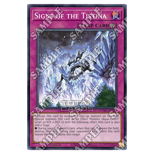 Yu-Gi-Oh! - Duelist Nexus - Signs of the Tistina (Common) - DUNE-EN092 Yu-Gi-Oh! - Duelist Nexus - Signs of the Tistina (Common) - DUNE-EN092