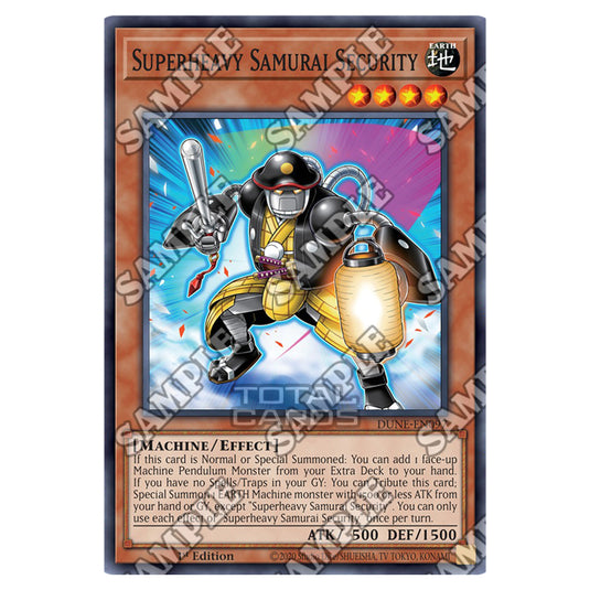 Yu-Gi-Oh! - Duelist Nexus - Superheavy Samurai Security (Common) - DUN Yu-Gi-Oh! - Duelist Nexus - Superheavy Samurai Security (Common) - DUN
