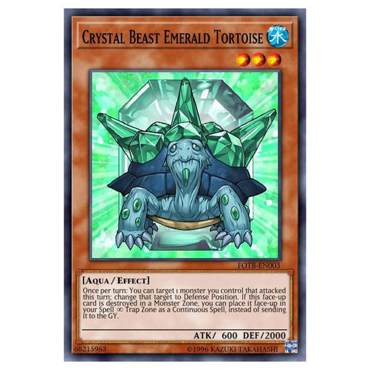 Yu-Gi-Oh! - Structure Deck - Legend of the Crystal Beasts - Crystal Beast Emerald Tortoise (Common) SDCB-EN003