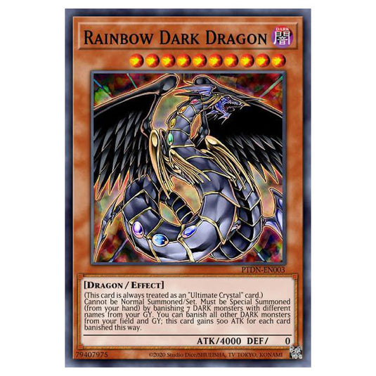 Yu-Gi-Oh! - Structure Deck - Legend of the Crystal Beasts - Rainbow Dark Dragon (Common) SDCB-EN008 Yu-Gi-Oh! - Structure Deck - Legend of the Crystal Beasts - Rainbow Dark Dragon (Common) SDCB-EN008