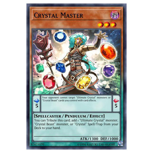 Yu-Gi-Oh! - Structure Deck - Legend of the Crystal Beasts - Crystal Master (Common) SDCB-EN009