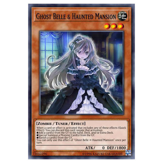 Yu-Gi-Oh! - Structure Deck - Legend of the Crystal Beasts - Ghost Belle & Haunted Mansion (Common) SDCB-EN015