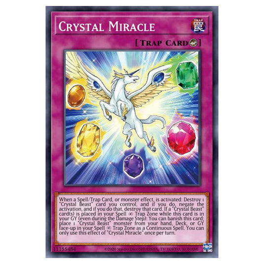 Yu-Gi-Oh! - Structure Deck - Legend of the Crystal Beasts - Crystal Miracle (Common) SDCB-EN033
