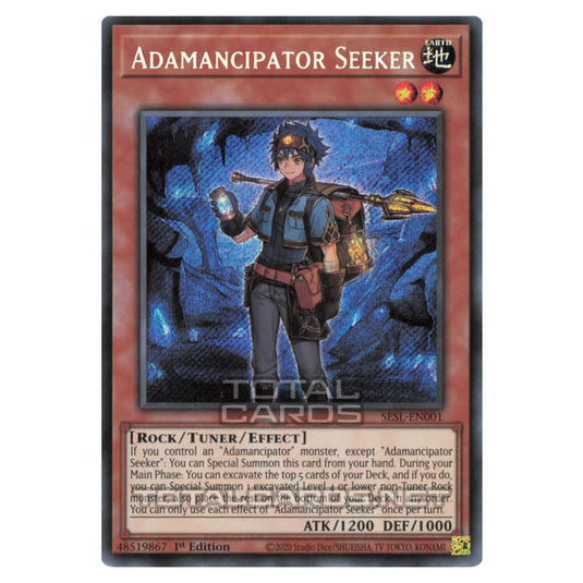 Yu-Gi-Oh! - Secret Slayers - Adamancipator Seeker (Secret Rare) SESL-EN001