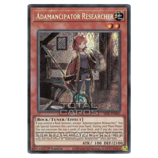Yu-Gi-Oh! - Secret Slayers - Adamancipator Researcher (Secret Rare) SESL-EN002