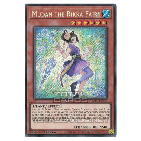 Yu-Gi-Oh! - Secret Slayers - Mudan the Rikka Fairy (Secret Rare) SESL-EN017