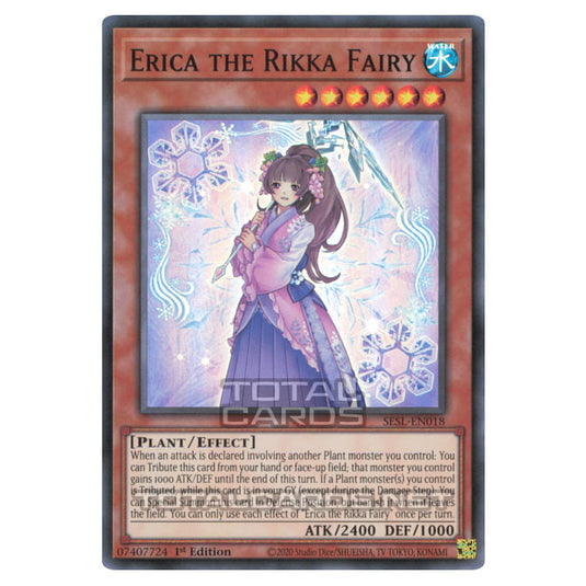 Yu-Gi-Oh! - Secret Slayers - Erica the Rikka Fairy (Super Rare) SESL-EN018