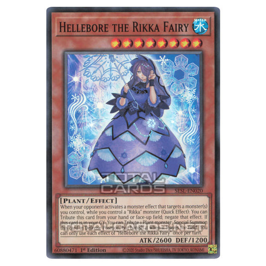 Yu-Gi-Oh! - Secret Slayers - Hellebore the Rikka Fairy (Super Rare) SESL-EN020