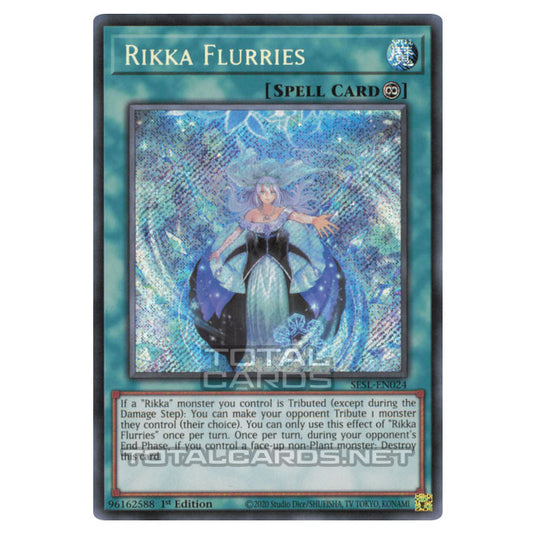 Yu-Gi-Oh! - Secret Slayers - Rikka Flurries (Secret Rare) SESL-EN024