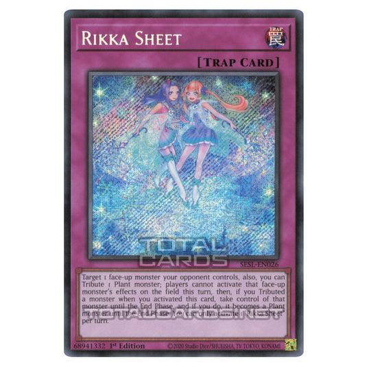 Yu-Gi-Oh! - Secret Slayers - Rikka Sheet (Secret Rare) SESL-EN026