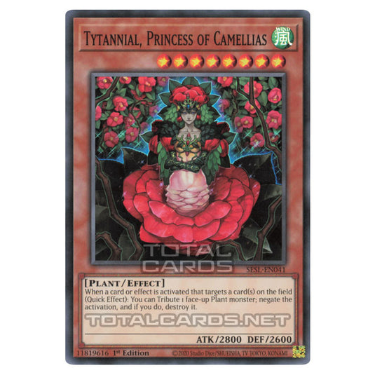 Yu-Gi-Oh! - Secret Slayers - Tytannial, Princess of Camellias (Super Rare) SESL-EN041