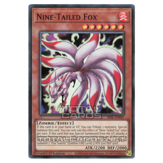 Yu-Gi-Oh! - Secret Slayers - Nine-Tailed Fox (Super Rare) SESL-EN047
