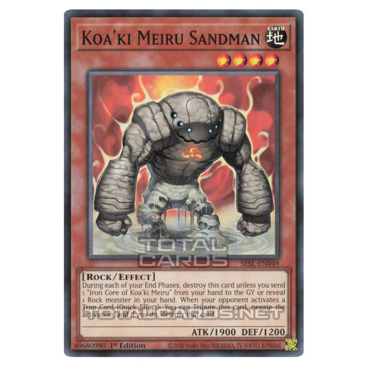 Yu-Gi-Oh! - Secret Slayers - Koa&#039;ki Meiru Sandman (Super Rare) SESL-EN049