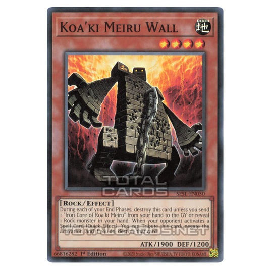 Yu-Gi-Oh! - Secret Slayers - Koa&#039;ki Meiru Wall (Super Rare) SESL-EN050