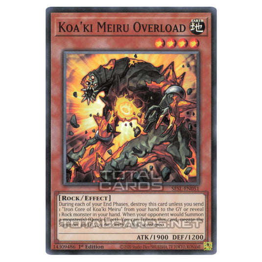 Yu-Gi-Oh! - Secret Slayers - Koa&#039;ki Meiru Overload (Super Rare) SESL-EN051