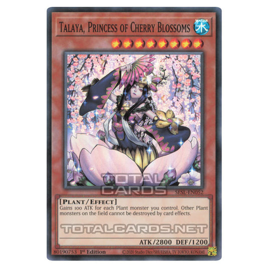 Yu-Gi-Oh! - Secret Slayers - Talaya, Princess of Cherry Blossoms (Super Rare) SESL-EN052