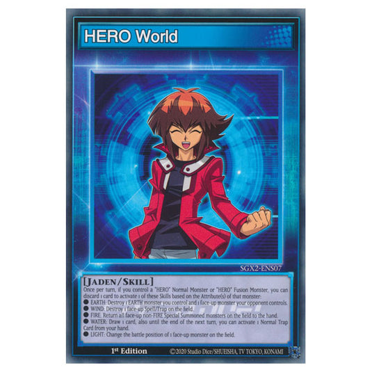 Yu-Gi-Oh! - Speed Duel GX: Midterm Paradox - HERO World (Common) SGX2-ENS07