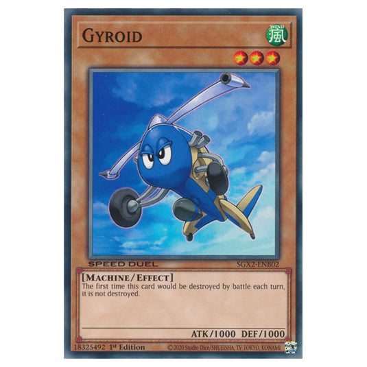 Yu-Gi-Oh! - Speed Duel GX: Midterm Paradox - Gyroid (Common) SGX2-ENB02