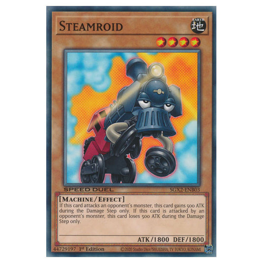 Yu-Gi-Oh! - Speed Duel GX: Midterm Paradox - Steamroid (Common) SGX2-ENB03