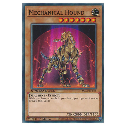 Yu-Gi-Oh! - Speed Duel GX: Midterm Paradox - Mechanical Hound (Common) SGX2-ENB06