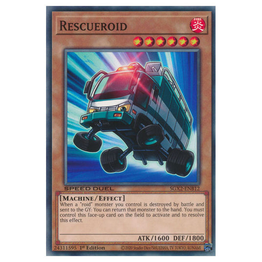 Yu-Gi-Oh! - Speed Duel GX: Midterm Paradox - Rescueroid (Common) SGX2-ENB12