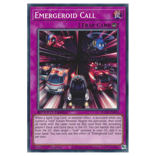 Yu-Gi-Oh! - Speed Duel GX: Midterm Paradox - Emergeroid Call (Common) SGX2-ENB20