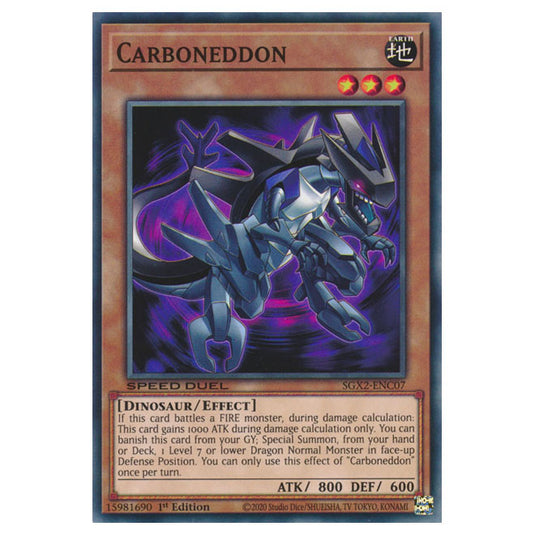 Yu-Gi-Oh! - Speed Duel GX: Midterm Paradox - Carboneddon (Common) SGX2-ENC07