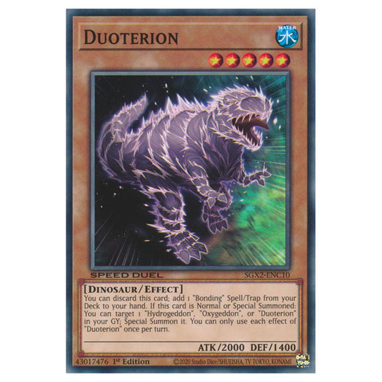 Yu-Gi-Oh! - Speed Duel GX: Midterm Paradox - Duoterion (Common) SGX2-ENC10