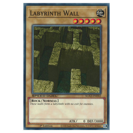 Yu-Gi-Oh! - Speed Duel GX: Midterm Paradox - Labyrinth Wall (Common) SGX2-END02