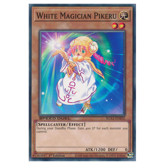 Yu-Gi-Oh! - Speed Duel GX: Midterm Paradox - White Magician Pikeru (Common) SGX2-ENE02