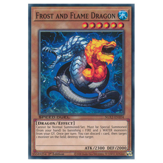 Yu-Gi-Oh! - Speed Duel GX: Midterm Paradox - Frost and Flame Dragon (C Yu-Gi-Oh! - Speed Duel GX: Midterm Paradox - Frost and Flame Dragon (C
