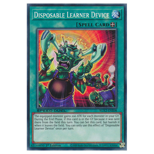 Yu-Gi-Oh! - Speed Duel GX: Midterm Paradox - Disposable Learner Device (Common) SGX2-ENE08