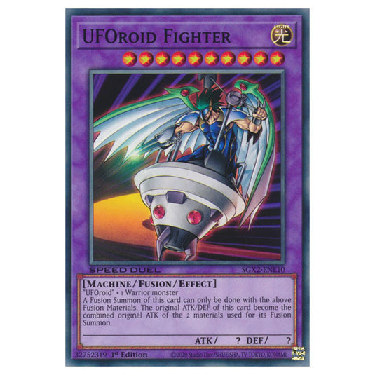 Yu-Gi-Oh! - Speed Duel GX: Midterm Paradox - UFOroid Fighter (Secret Rare) SGX2-ENE10a