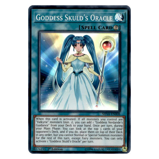 Yu-Gi-Oh! - Shadows in Valhalla - Goddess Skuld&#039;s Oracle (Super Rare) SHVA-EN008